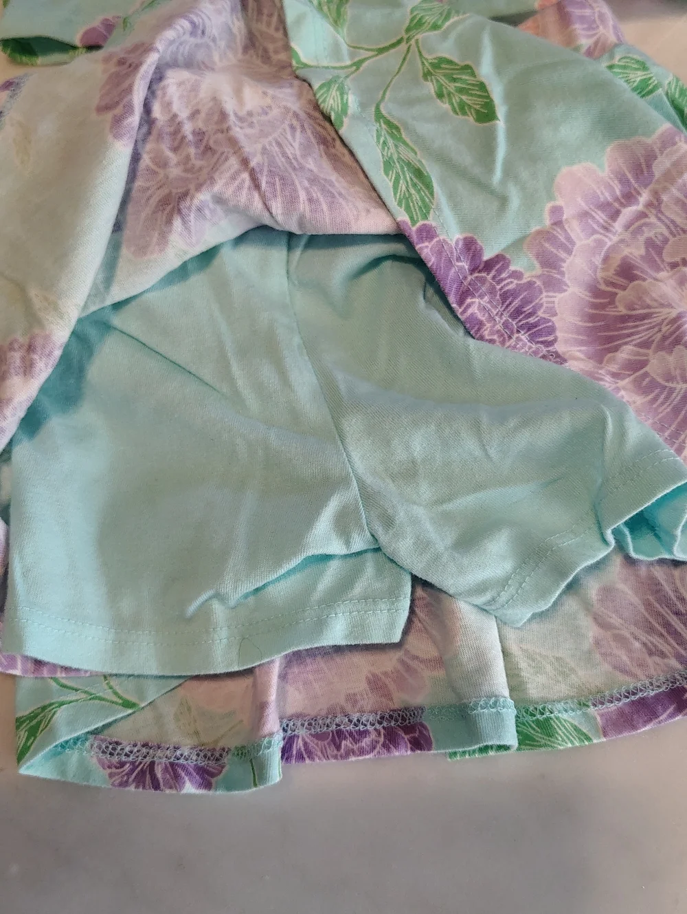Children's Place Blue Purple Pink Floral Romper Bundle Set Size 18 To 24 Months
